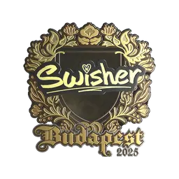Sticker | Swisher (Gold) | Budapest 2025