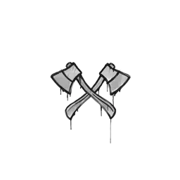Sealed Graffiti | X-Axes (Shark White)