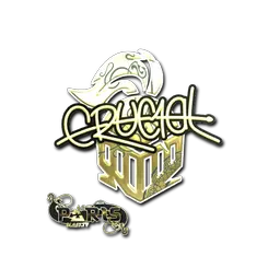 Sticker | CRUC1AL (Gold) | Paris 2023