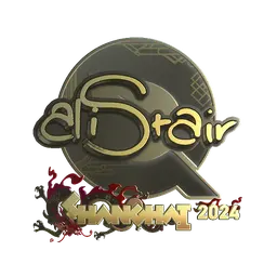 Sticker | aliStair (Gold) | Shanghai 2024