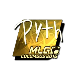 Sticker | pyth (Gold) | MLG Columbus 2016