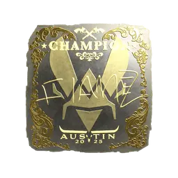 Sticker | FlameZ (Gold, Champion) | Austin 2025
