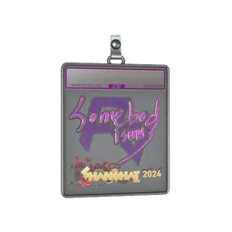 Sticker Slab | somebody (Holo) | Shanghai 2024