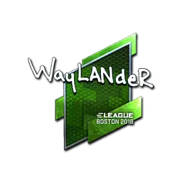 Sticker | wayLander (Foil) | Boston 2018