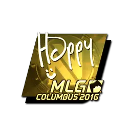 Sticker | Happy (Gold) | MLG Columbus 2016