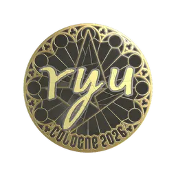 Sticker | ryu (Gold) | Cologne 2026