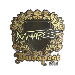 Sticker | XANTARES (Gold) | Budapest 2025