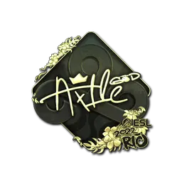 Sticker | Ax1Le (Gold) | Rio 2022