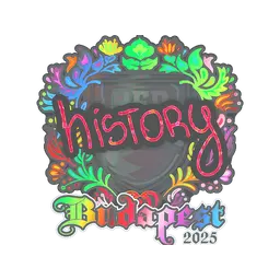 Sticker | History (Holo) | Budapest 2025