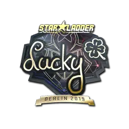 Sticker | Lucky (Gold) | Berlin 2019