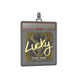 Sticker Slab | Lucky (Gold) | Austin 2025
