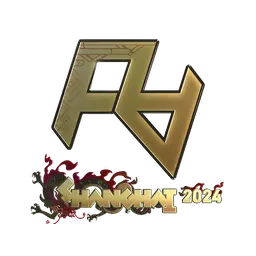 Sticker | Rare Atom (Gold) | Shanghai 2024