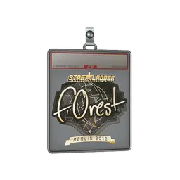 Sticker Slab | f0rest (Gold) | Berlin 2019