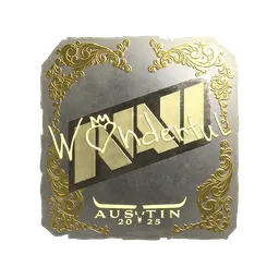 Sticker | w0nderful (Gold) | Austin 2025