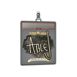 Sticker Slab | ableJ (Gold) | Berlin 2019