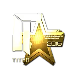 Sticker | Titan (Gold) | Cluj-Napoca 2015