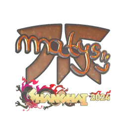 Sticker | MATYS (Glitter) | Shanghai 2024