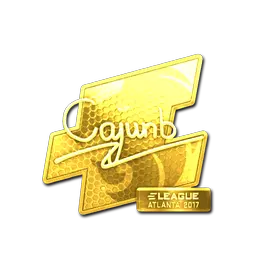 Sticker | cajunb (Gold) | Atlanta 2017