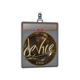 Sticker Slab | device (Gold) | Katowice 2019