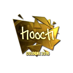Sticker | hooch (Gold) | Cologne 2016