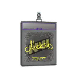 Sticker Slab | Aleksib (Foil) | Austin 2025