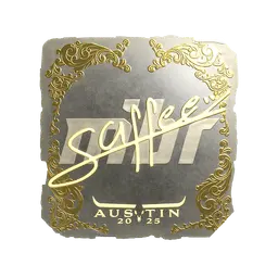Sticker | saffee (Gold) | Austin 2025