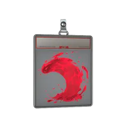 Sticker Slab | Ruby Wave (Lenticular)