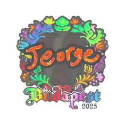 Sticker | jeorge (Holo) | Budapest 2025