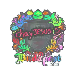 Sticker | chayJESUS (Holo) | Budapest 2025