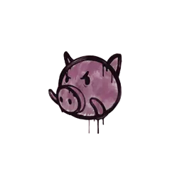 Sealed Graffiti | Piggles (Princess Pink)
