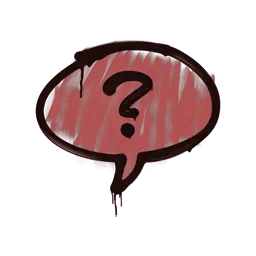 Sealed Graffiti | Question Mark (Blood Red)