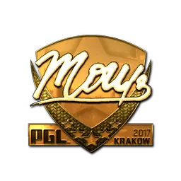 Sticker | mou (Gold) | Krakow 2017