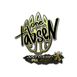 Sticker | tabseN (Gold) | Antwerp 2022