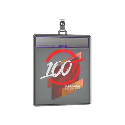 Sticker Slab | 100 Thieves (Holo) | Boston 2018