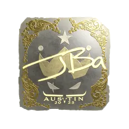 Sticker | JBa (Gold) | Austin 2025