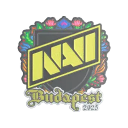 Sticker | Natus Vincere (Embroidered) | Budapest 2025