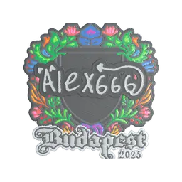 Sticker | alex666 (Embroidered) | Budapest 2025