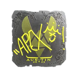 Sticker | apEX (Foil) | Austin 2025