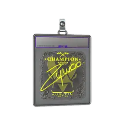 Sticker Slab | ZywOo (Foil, Champion) | Austin 2025