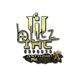 Sticker | bLitz (Gold) | Antwerp 2022