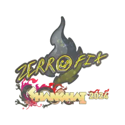 Sticker | zeRRoFIX (Glitter) | Shanghai 2024