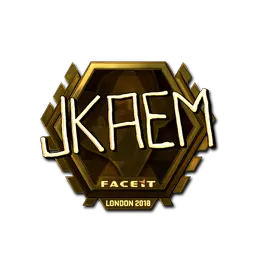 Sticker | jkaem (Gold) | London 2018