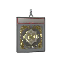 Sticker Slab | Xant3r (Gold) | Austin 2025