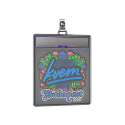 Sticker Slab | Kvem (Embroidered) | Budapest 2025