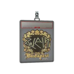 Sticker Slab | zweih (Gold) | Budapest 2025