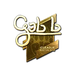 Sticker | gob b (Gold) | Boston 2018