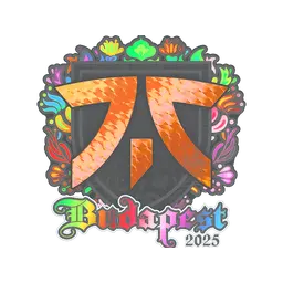 Sticker | fnatic (Holo) | Budapest 2025
