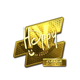 Sticker | Happy (Gold) | Atlanta 2017