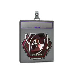 Sticker Slab | yay (Foil) | London 2018