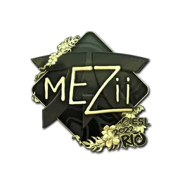 Sticker | mezii (Gold) | Rio 2022